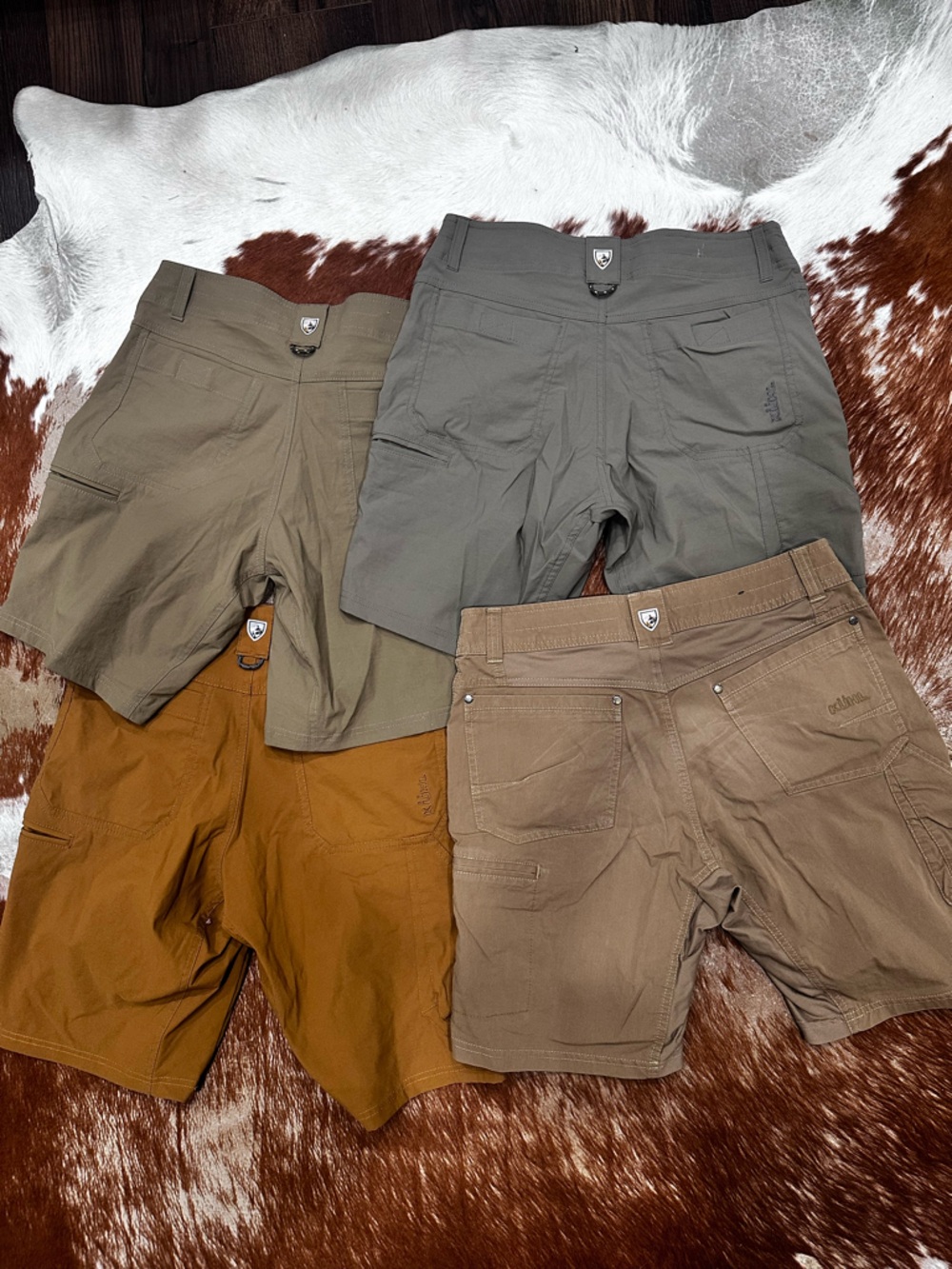 Kuhl Men's Shorts in Rust, Olive, Tan, and Gray - Pack - Picture 3 of 3